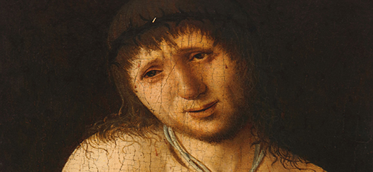„Ecce Homo“ von Antonello da Messina, berühmtes Christusporträt der italienischen Renaissance-Malerei.